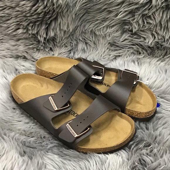 Birkenstock | Arizona BS Men's Sandals | Dark Brown | Narrow Fit | Size 10 - Picture 2 of 6